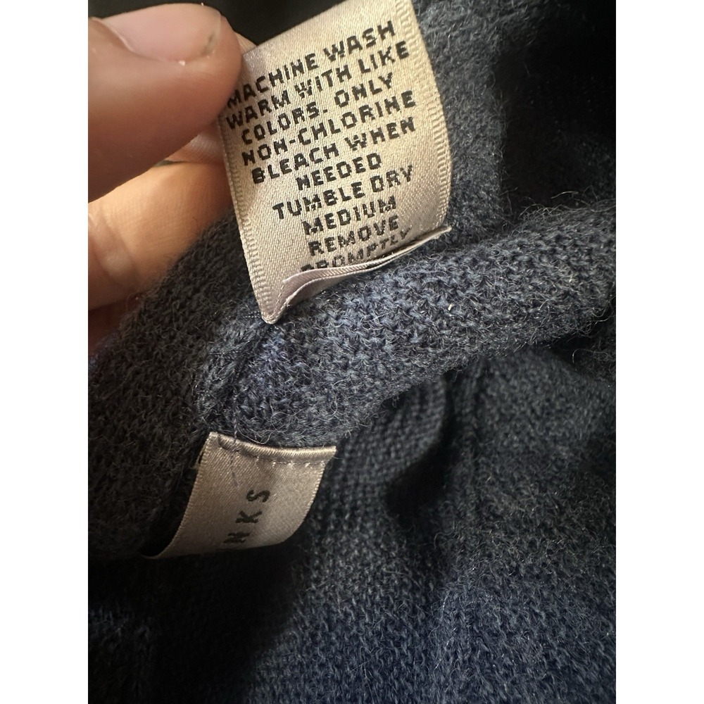 Vintage Cypress Links Cardigan Sweater Mens 2XL Blue Knit Button Front USA Made - Picture 9 of 9